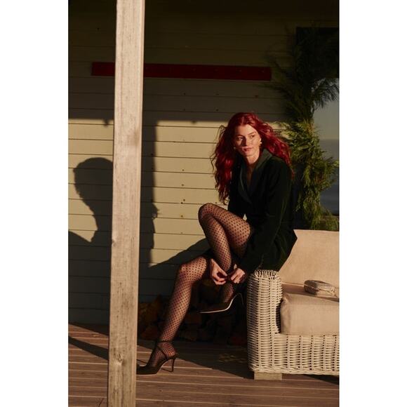 TUCKERNUCK Pomander Place Dark Green Velvet Stacie Dress NWT Size 4 - Picture 8 of 13